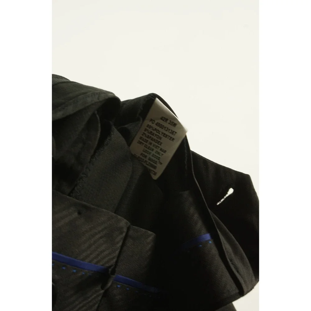 New $135 Kenneth Cole Reaction‎ Men's 35 x 33 Slim Black Techni-Cole Suit Pants
